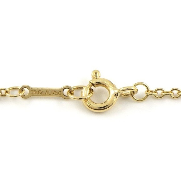 Tiffany Olive Leaf Blue Topaz Bracelet Yellow Gold - Picture 5 of 8